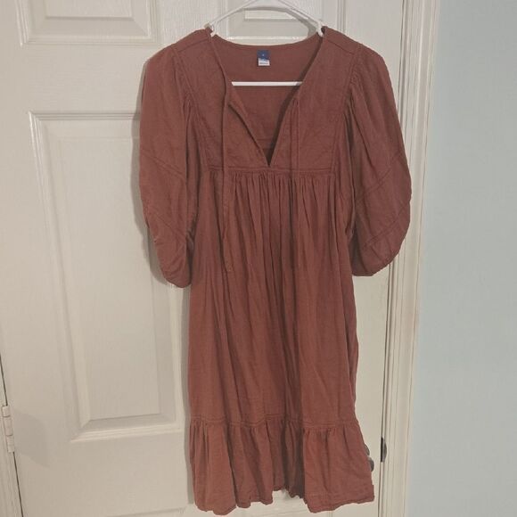 Rust Orange Boho Dress - Picture 1 of 6